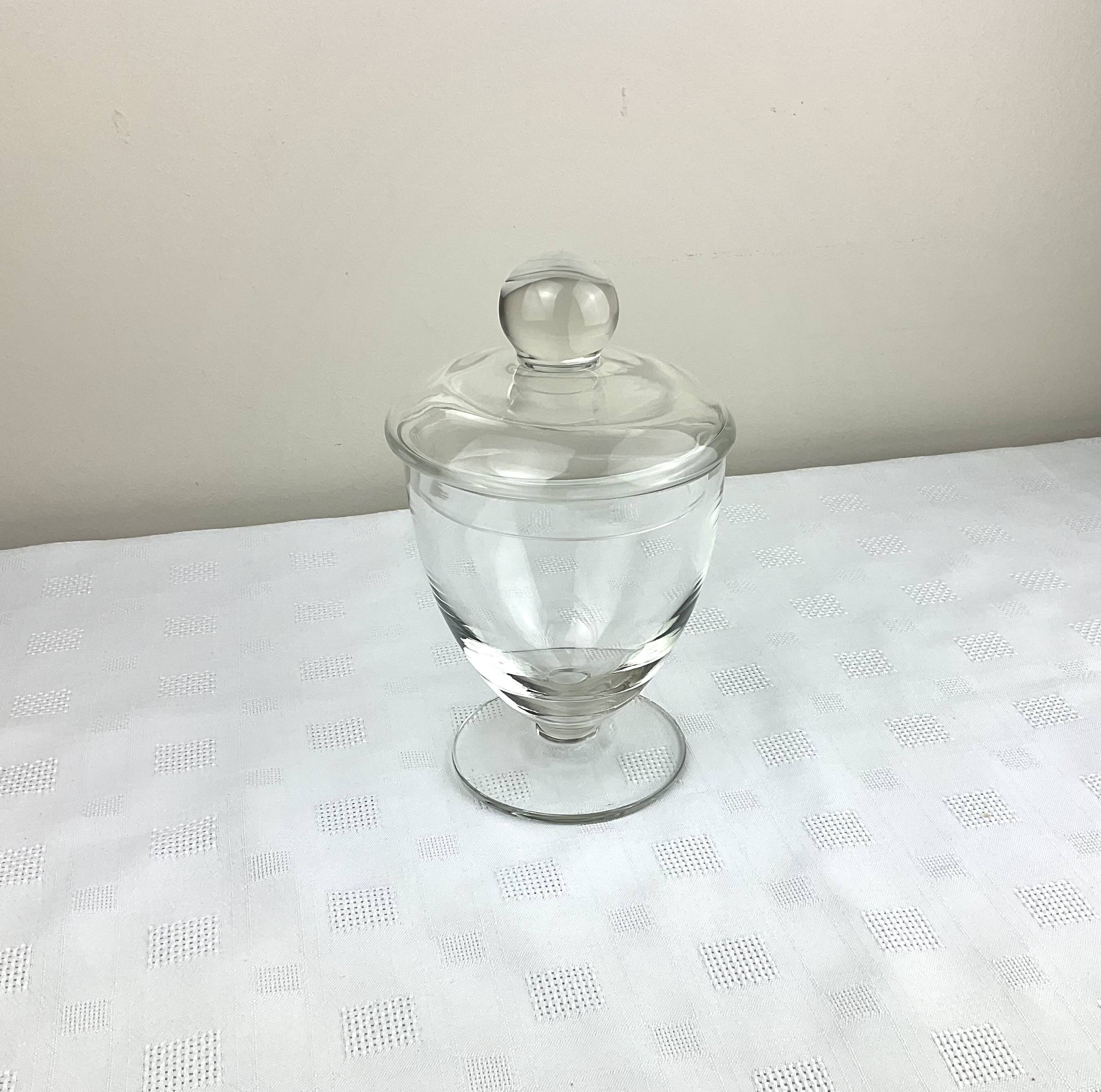 Glass chalice candy box