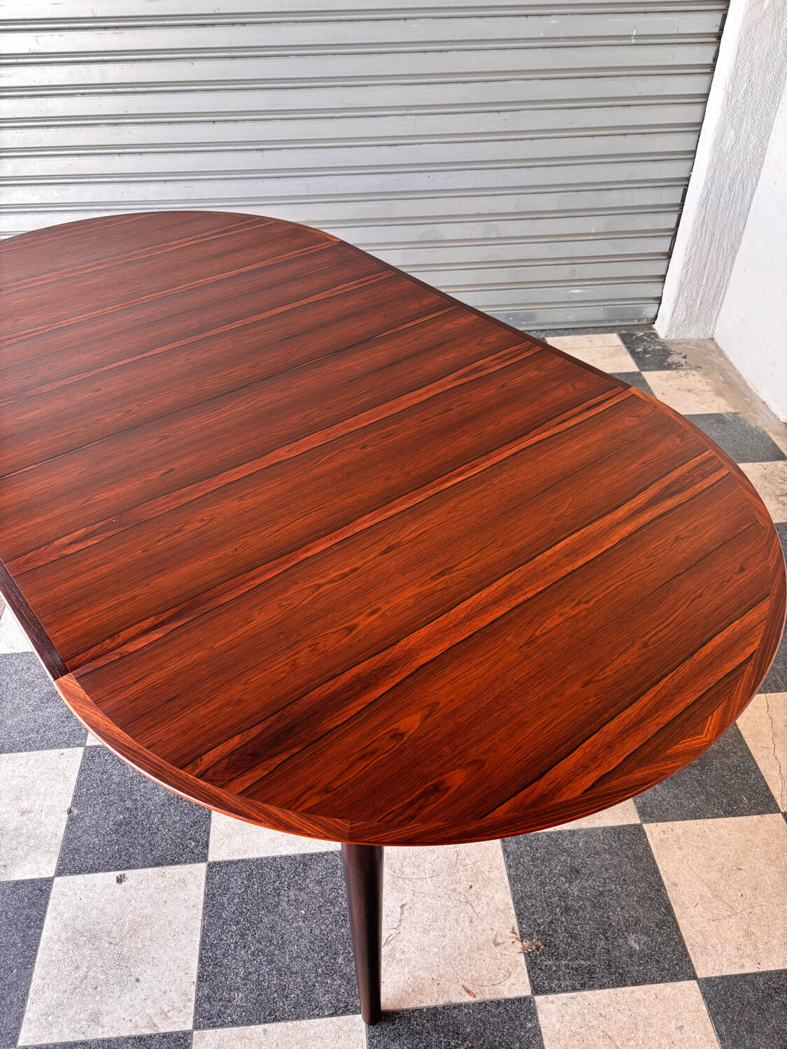Table Arne Vodder en palissandre