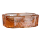 Serviteur Sel Poivre en verre rose, vintage français, authentique