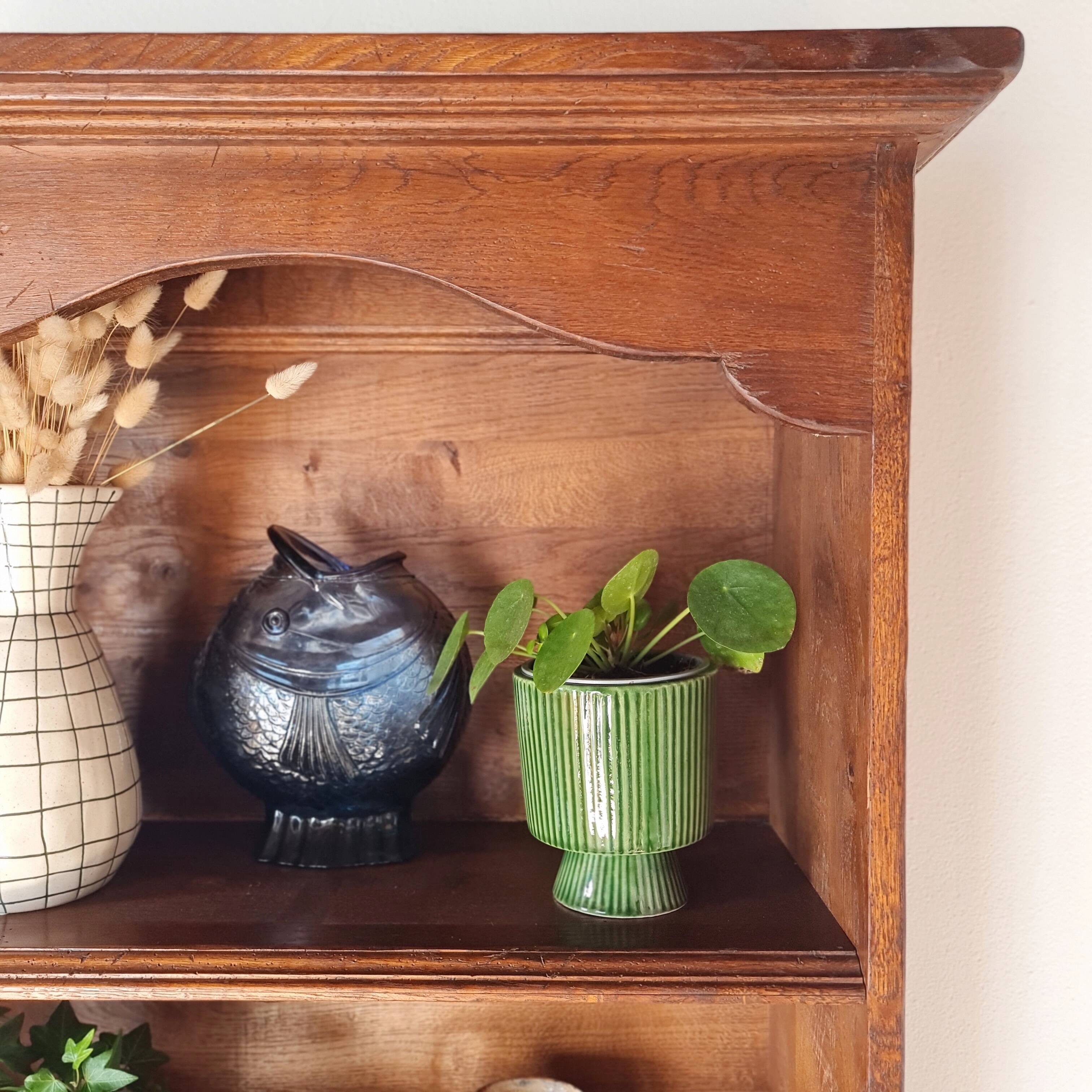 Ancient library in solid wood