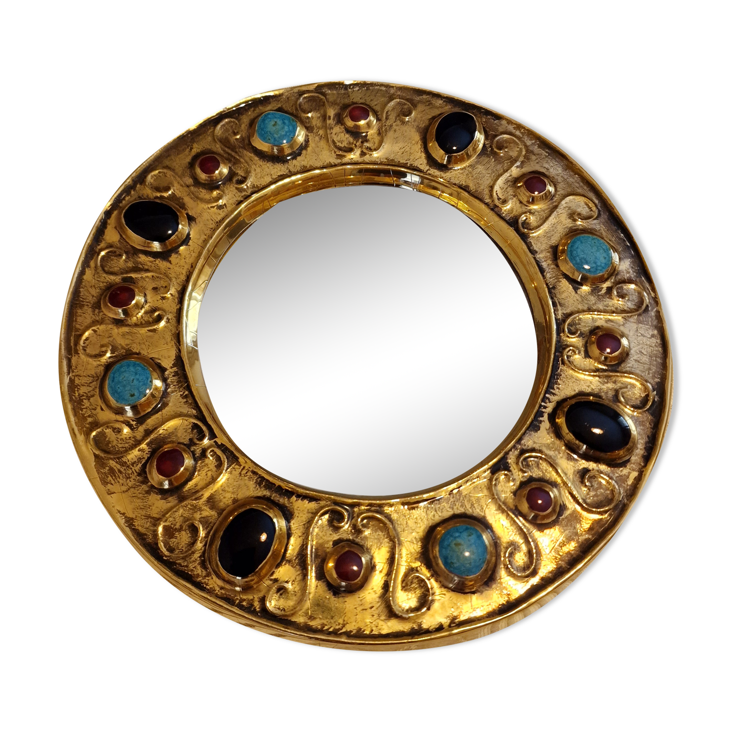 Ceramic mirror François Lembo