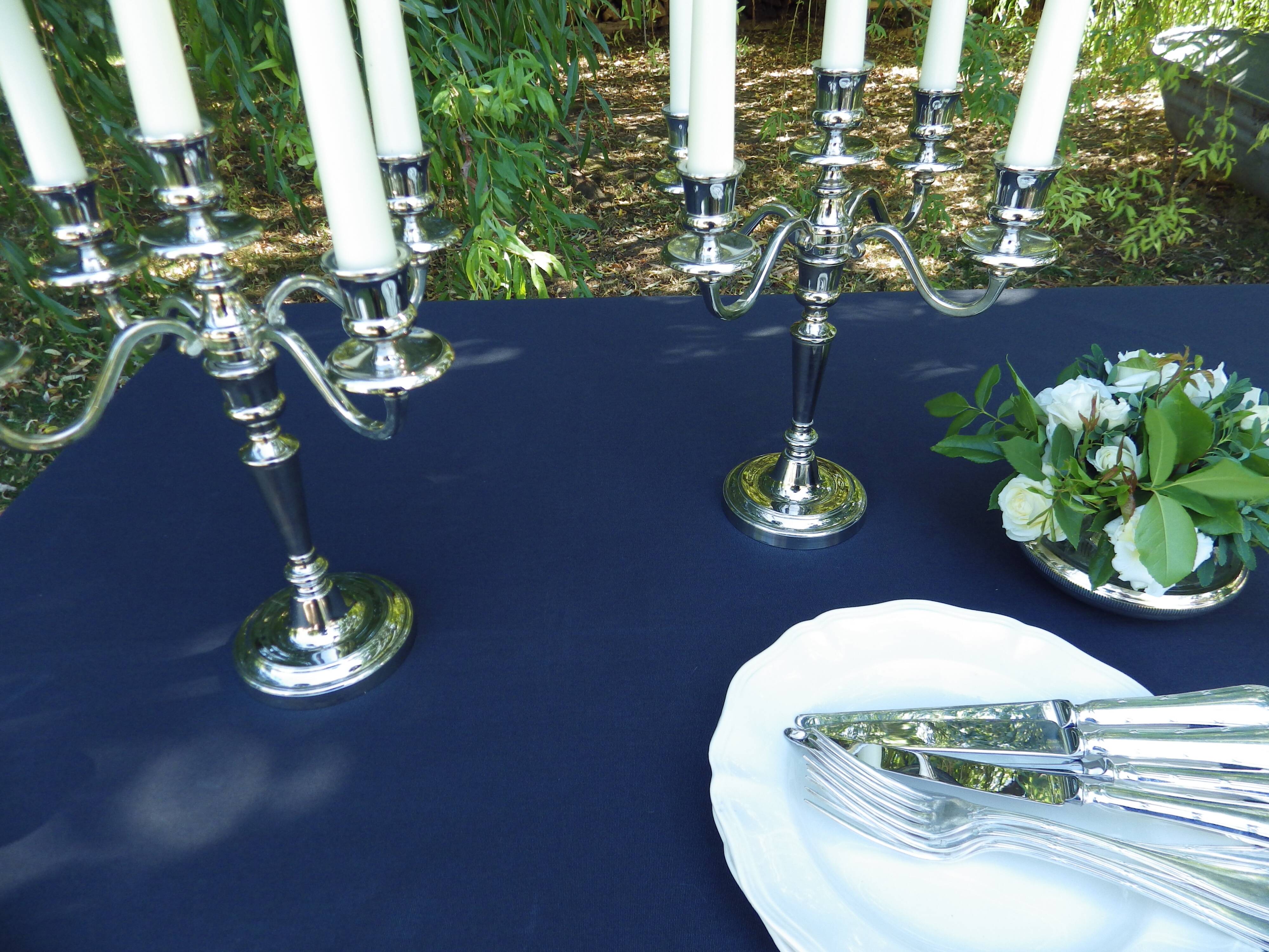 Pair of 5-light candlesticks