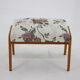 Tabouret de hêtre des années 1970 Tchécoslovaquie