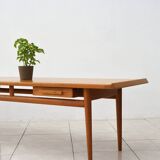 Grande table basse en teck par Torbjorn Afdal pour Haug Snekkeri