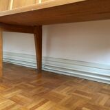 Station in oak bench