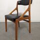 Series of 6 Scandinavian teak chairs from the 50s/60s