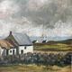 Oil painting landscape signed Marcel Ayral
