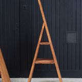 Etagère bibliothèque ou chevet en bois de pin, années 70