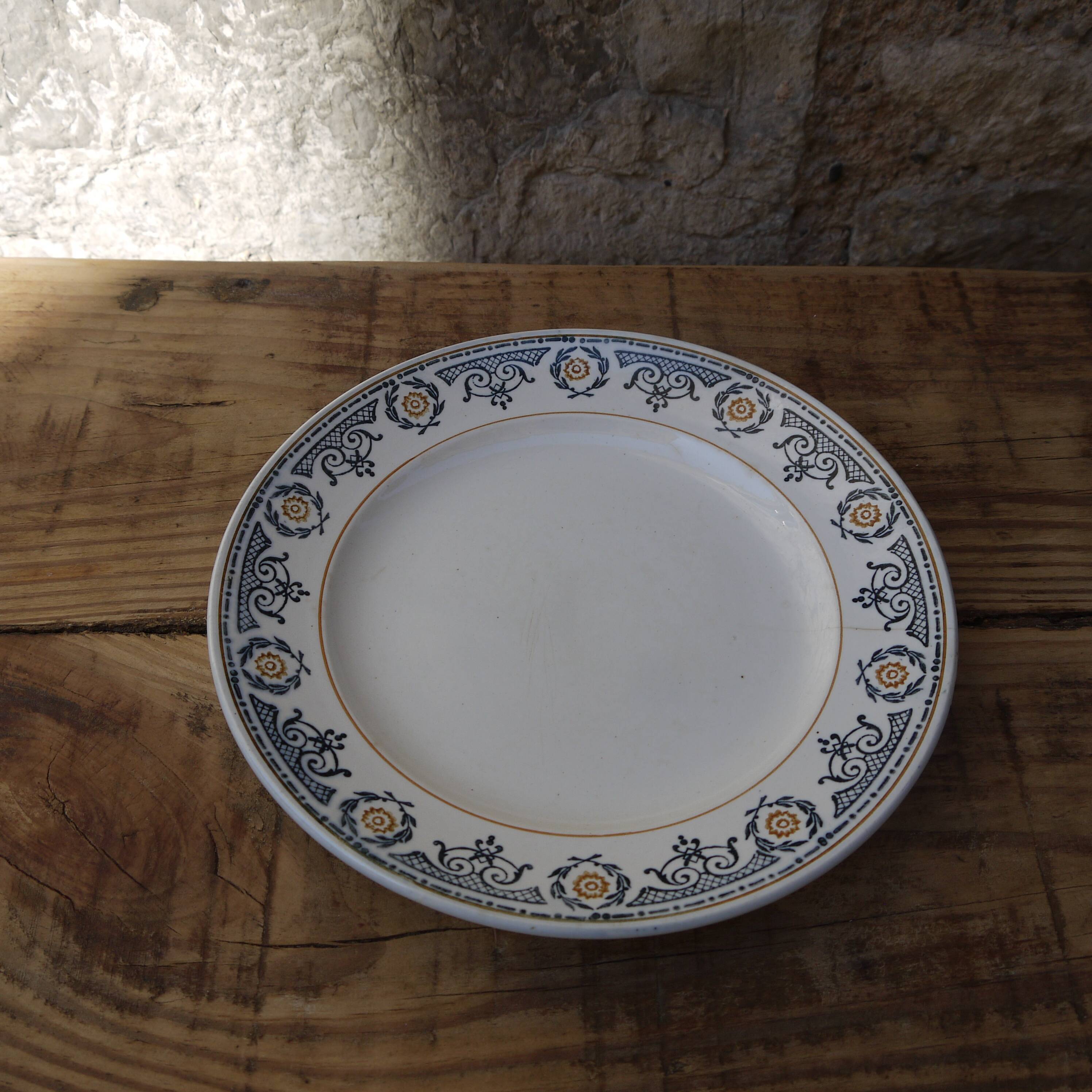 Two St Amand dessert plates