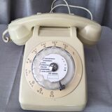 Vintage telephone with model dial s63