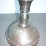 Vase or glass cup on silver stand