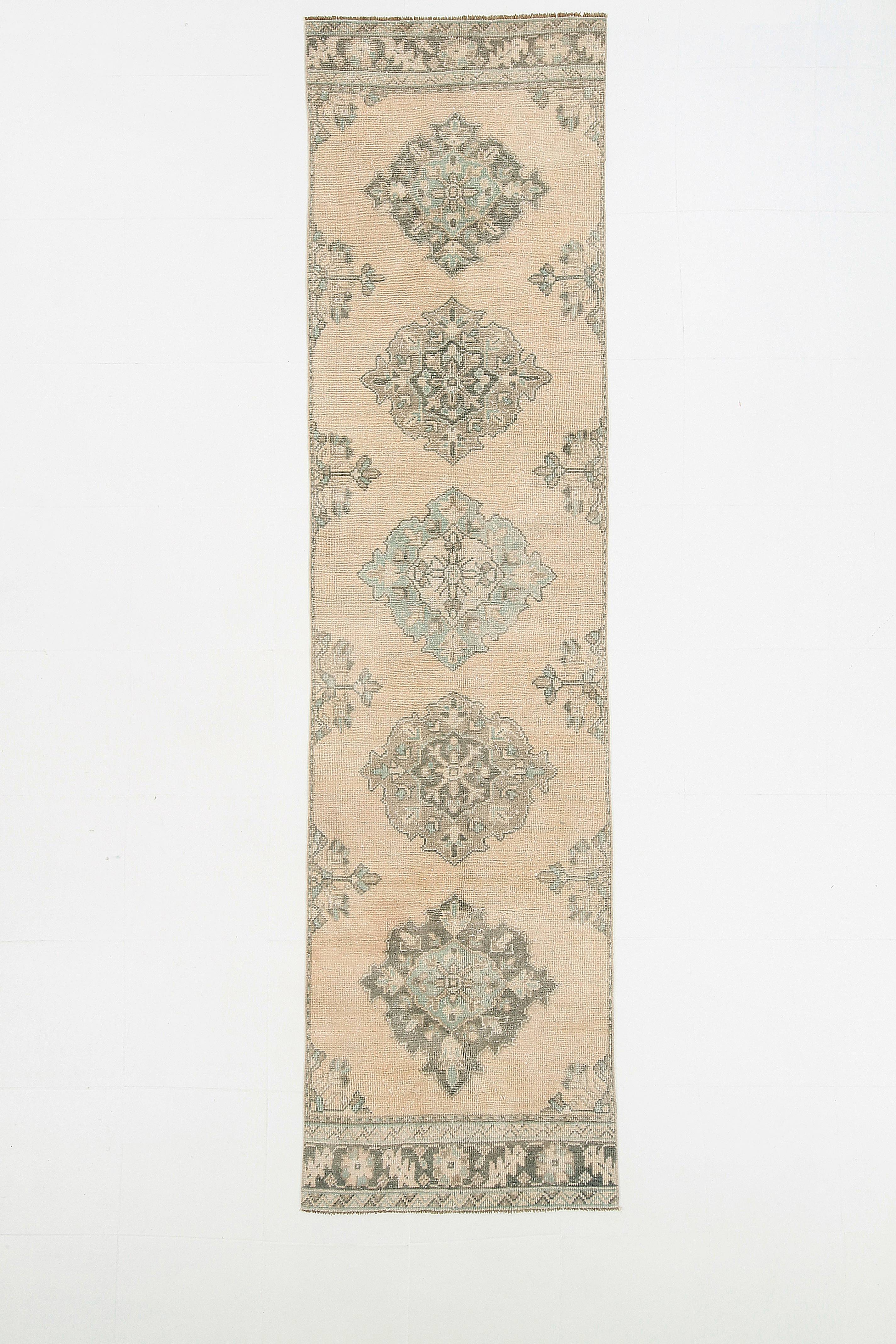 3x11 Turkish Classic Runner Rug, 89x327Cm