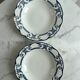Set of 2 deep plates Marie Christine Sarreguemines