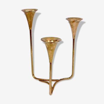 Candlestick Scandinavian retro three branches 60 years