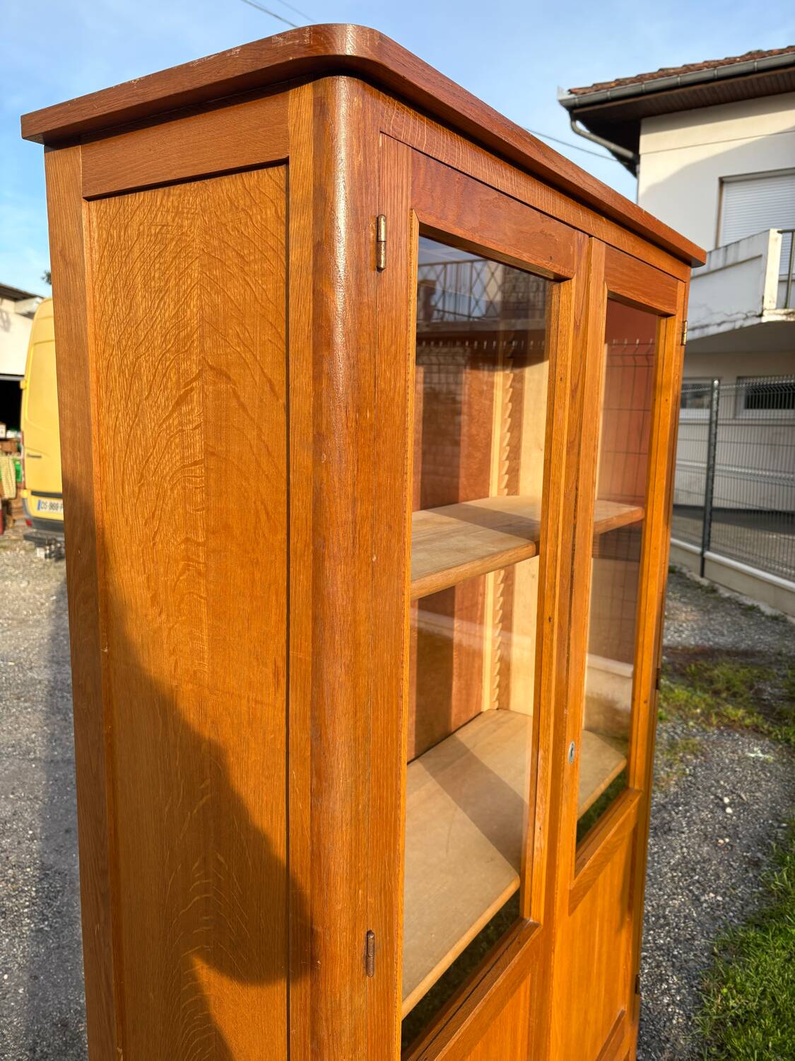 Glass cabinet / School display cabinet 1950