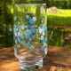 Vintage large glass Arcopal Véronica Myosotis