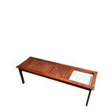 Teak and terrazzo coffee table by Averskogs Möbelfabrik, Sweden 1966