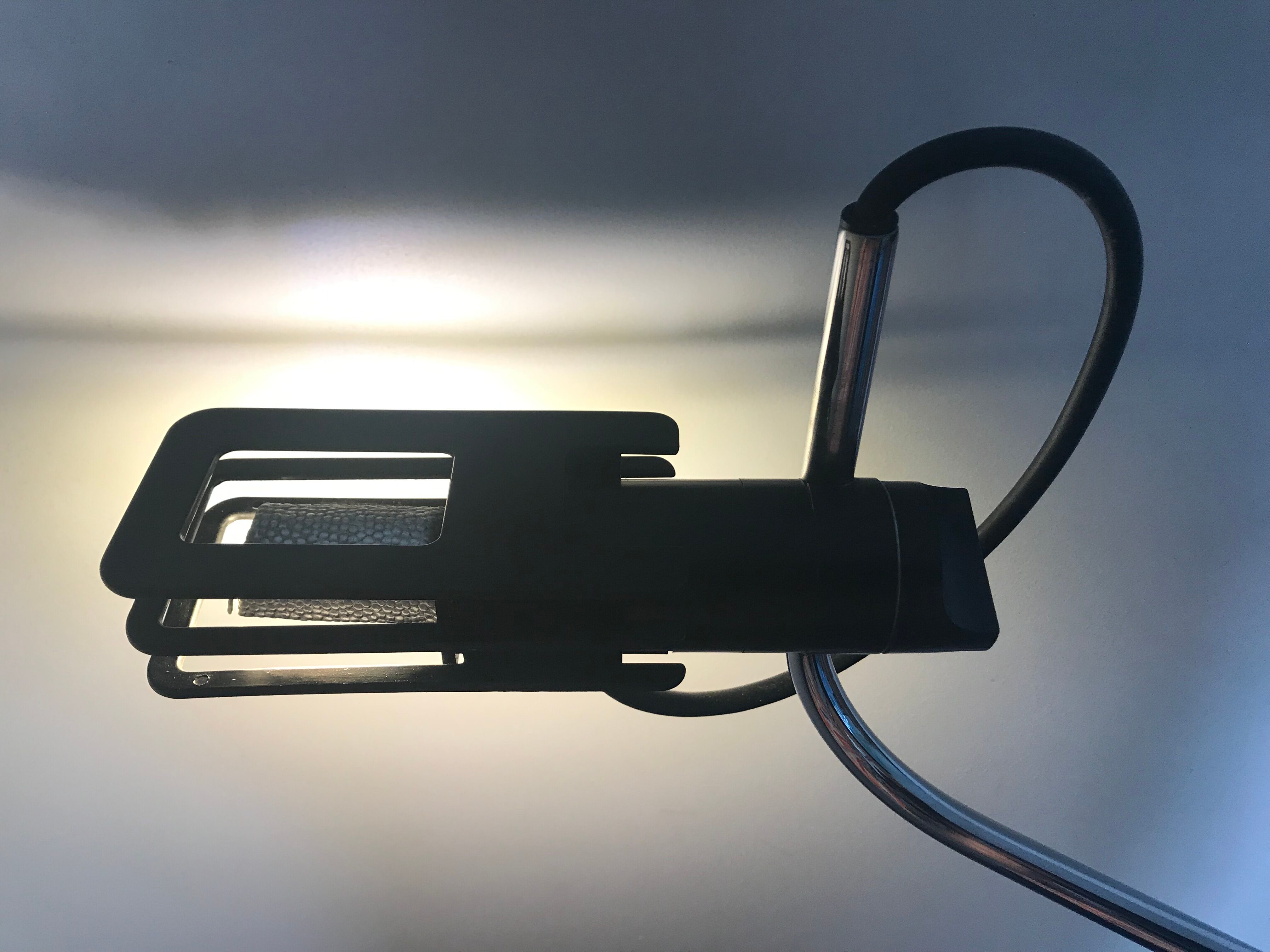 Halogen lamp Black wing Oluce Gecchelin Italia 1970