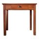 Solid wood table - vintage wooden desk with drawer