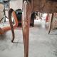 Louis XV desk with walnut burl.