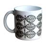 Mug GHC England décor twigs and leaves
