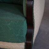 Pair of Art Deco lounge chairs, made by a Danish cabinetmaker, 1940s.