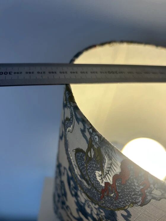 Average dragon lamp upcycled from an original Scheurich WGP vase.