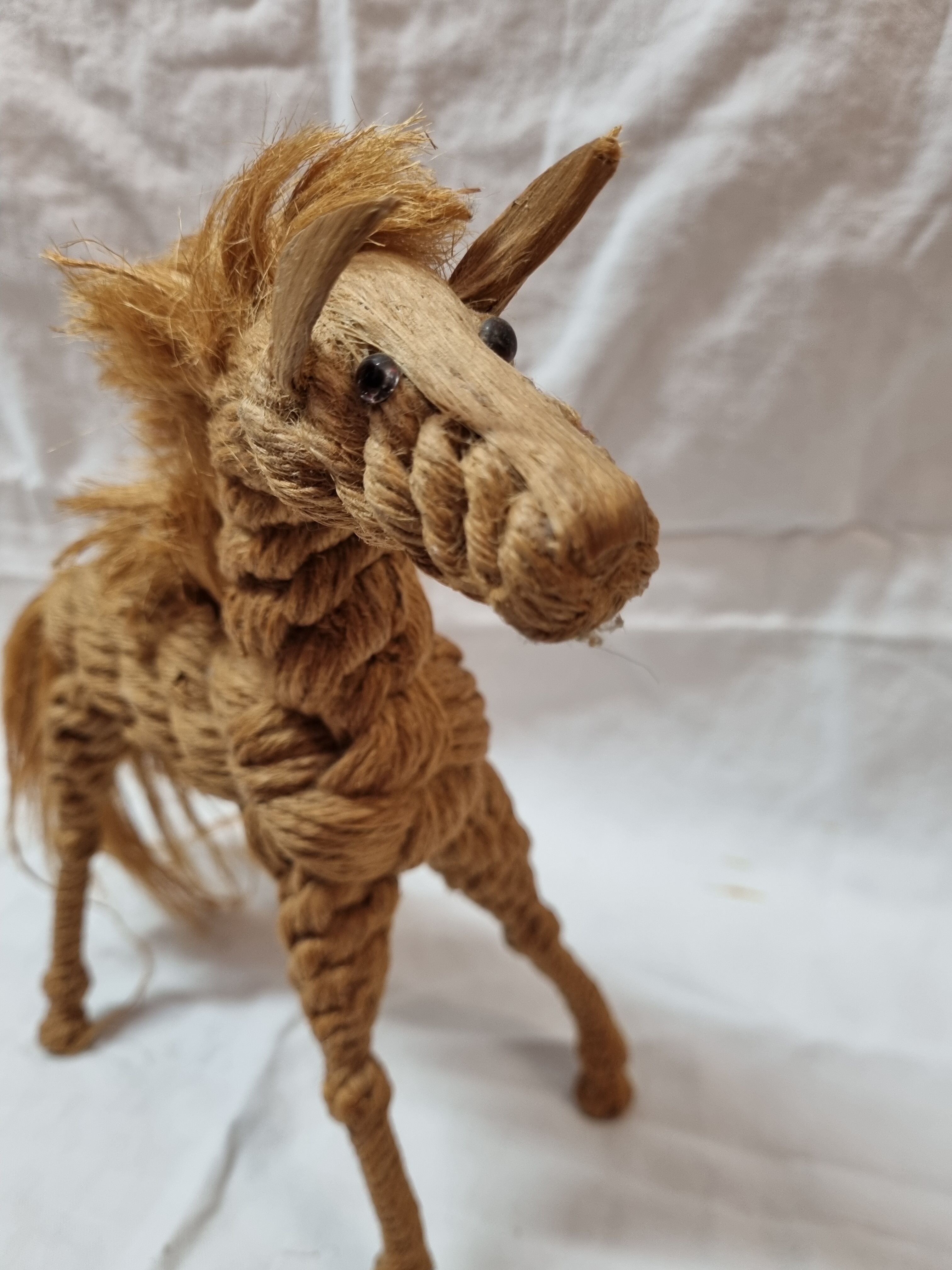 Braided Rope Horse by Kay Bojesen and Jorgen Bloch, 1960