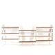 Retro Vintage Danish Modern Teak Book Wall Shelving System Bookcase 50s 60s 70s