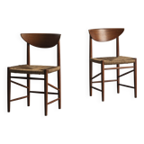 Ensemble de 2 chaises d'appoint par Peter Hvidt & Orla Molgaard