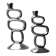 Pair of circle candlesticks by Matthew Hilton, England, 1980