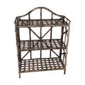Étagère métallique d'appoint pliable