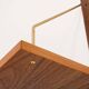 Set of 6 mid century modern renovated teak shelves
