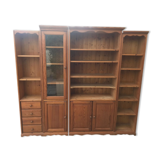 Solid pine bookcase