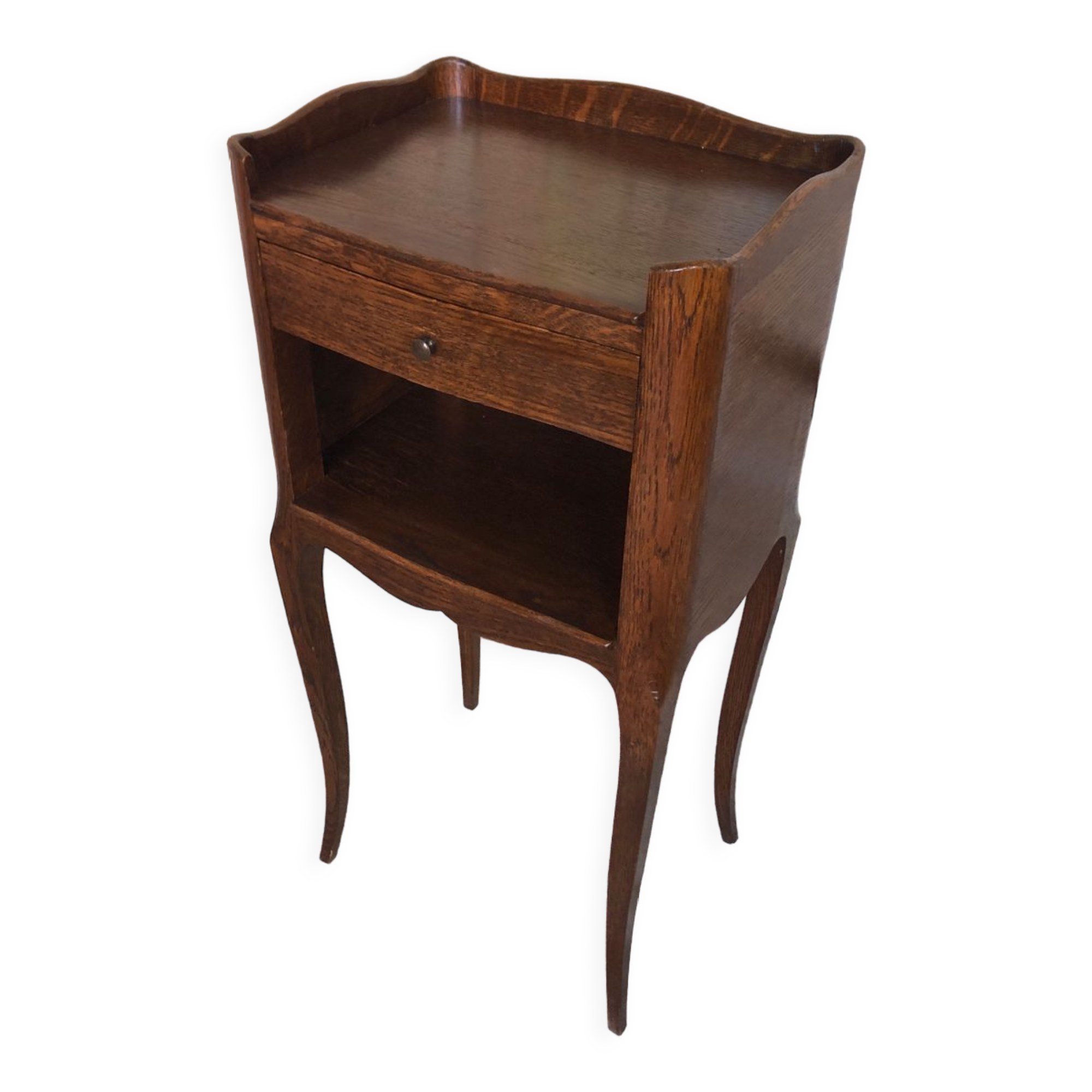 Bedside table night Louis XV vintage wood