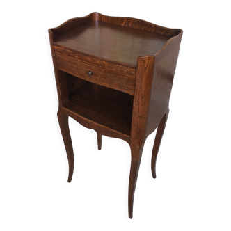 Bedside table night Louis XV vintage wood