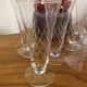 Set of 9 champagne flutes