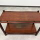 Mid-century modern bamboo side table by Gervasoni