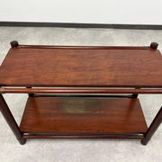 Mid-century modern bamboo side table by Gervasoni