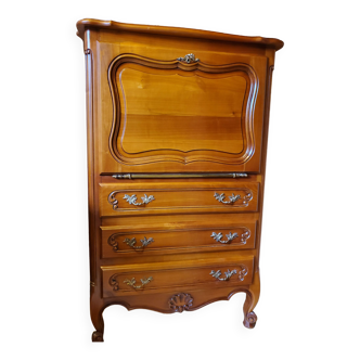 Vintage cherry wood secretary