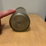 Smoked blown glass vase