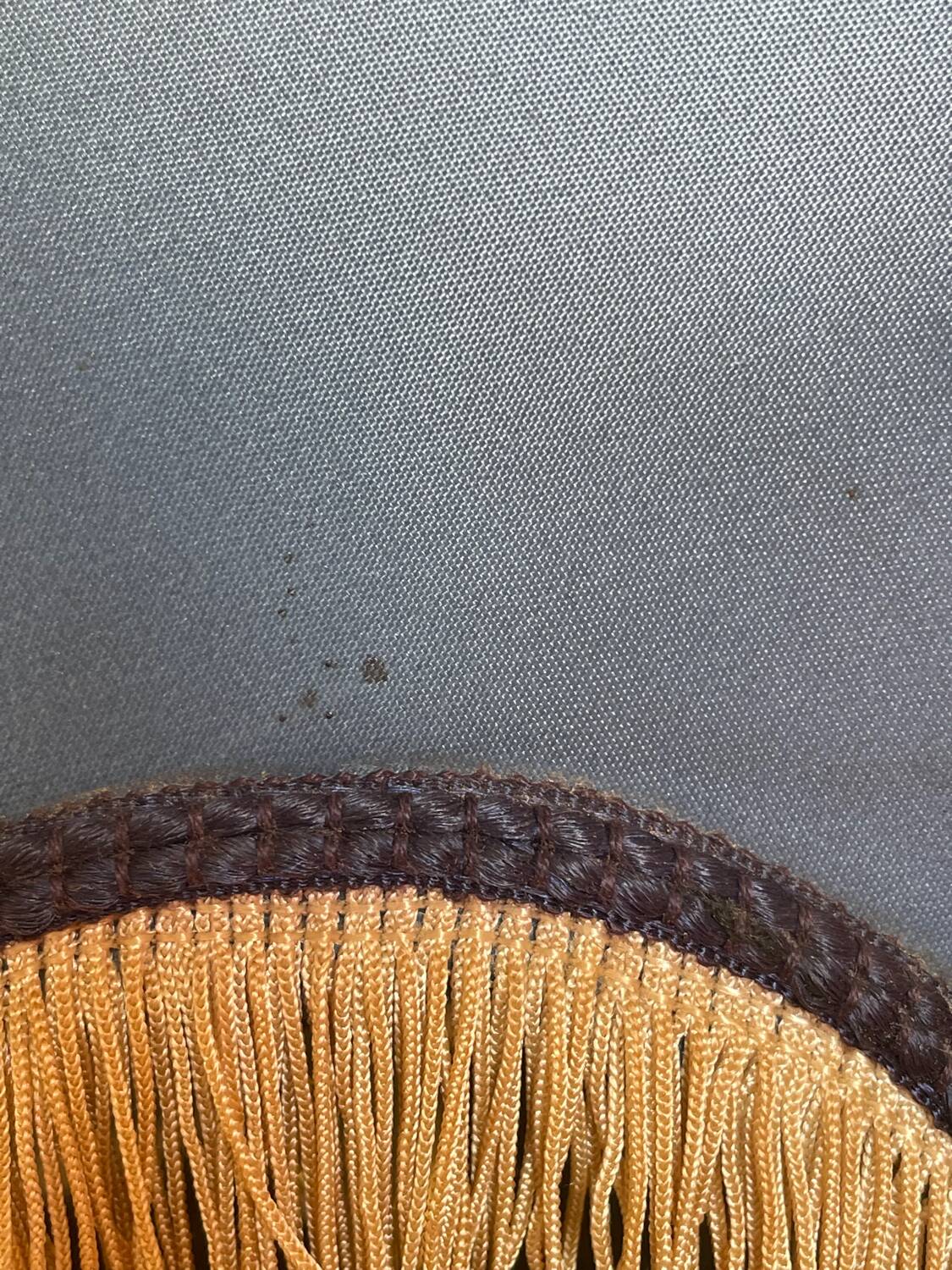 Vintage fringed lampshade 27cm