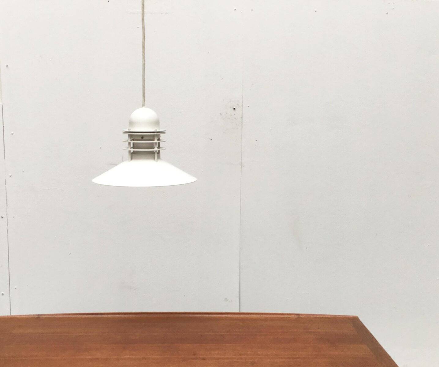 Danish mid-century Nyhavn suspension by Alfred Homann and Ole v. Kjær for Louis Poulsen.