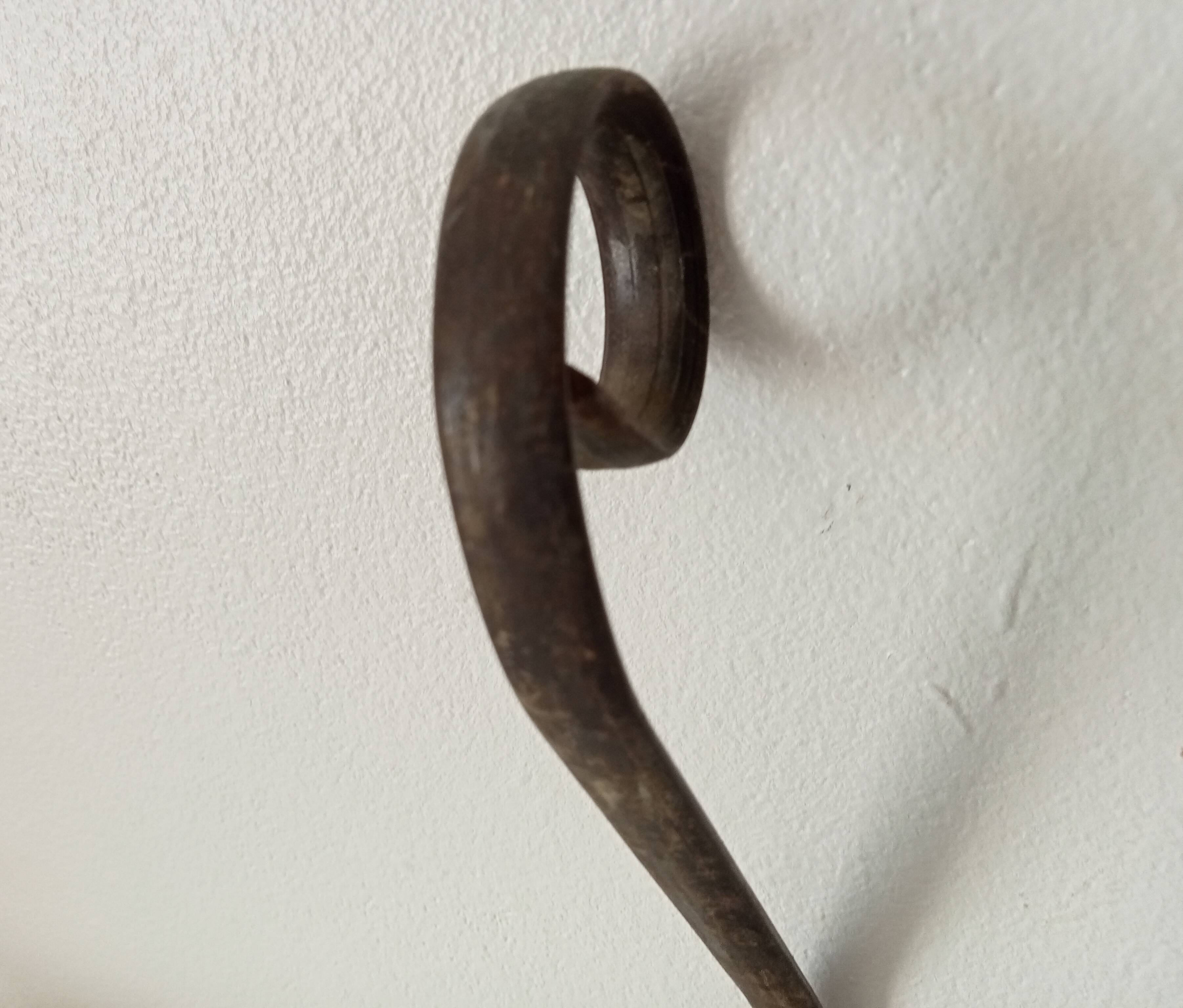 Set of 3 vintage coat hooks.