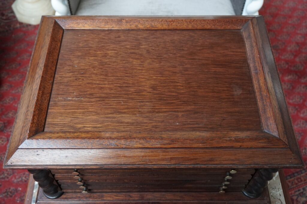 Start with ten drawers in mahogany