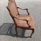 Regency style carved cane armchair