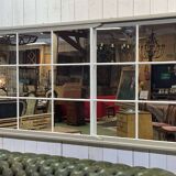 Large English industrial mirror, 1990s work, pub background