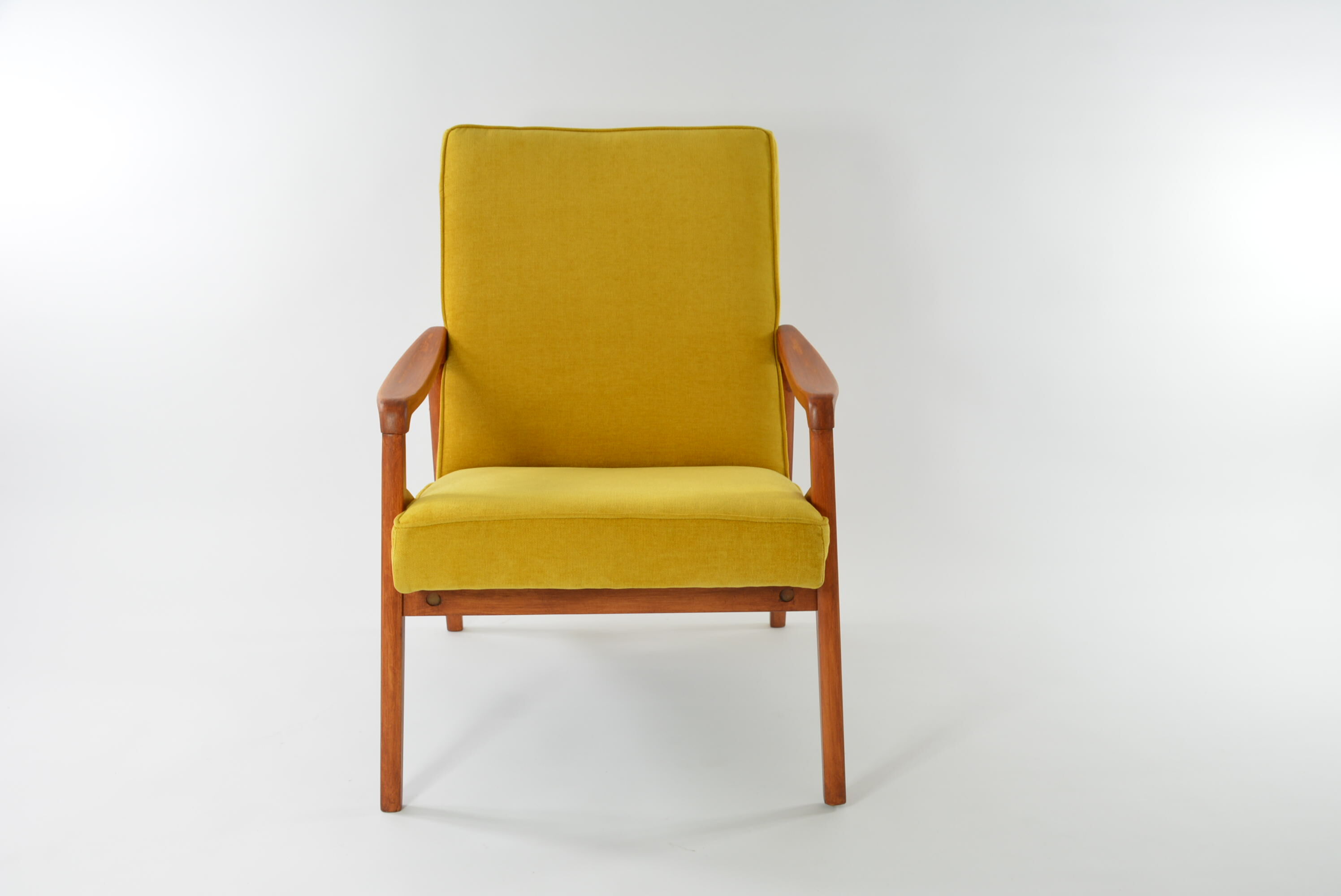 Yellow pen armchair