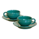 Duo of cups signed by Geneviève Lethu from the Grains de Riz collection.