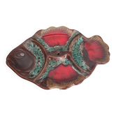 Vallauris vintage fish aperitif dish plate